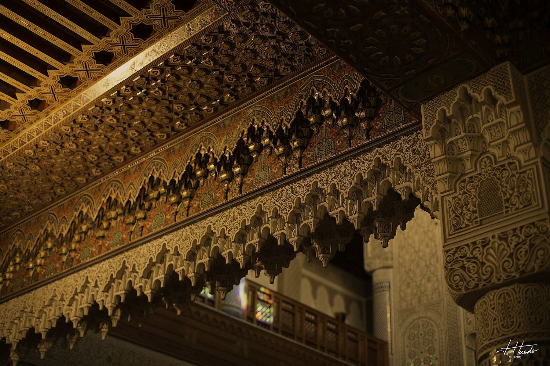 Restaurant interior in Morocco